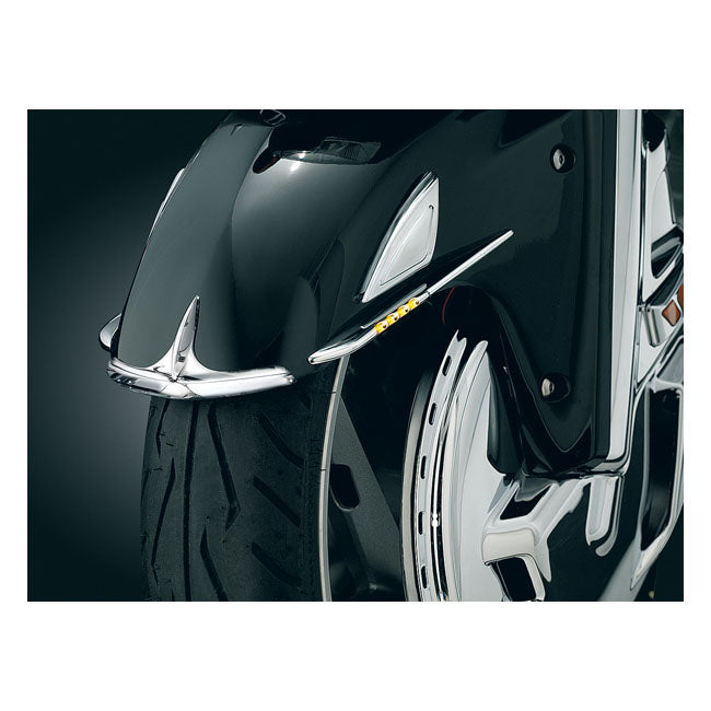 Kuryakyn Front Fender Tip Chrome – Honda: 2001–2017 GL1800 Gold Wing &…