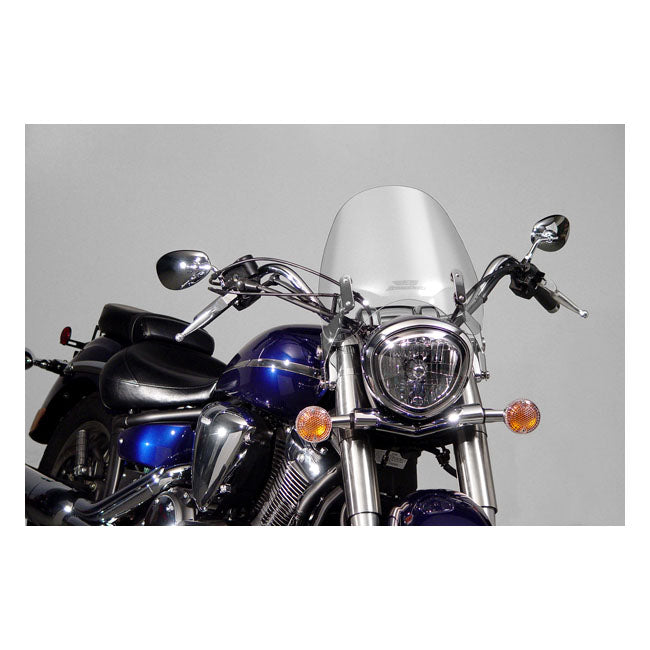 National Cycle NC SwitchBlade® Quick Release Windshield Deflector™ Clear – Honda: 2010–2016 VT1300CR Stateline…
