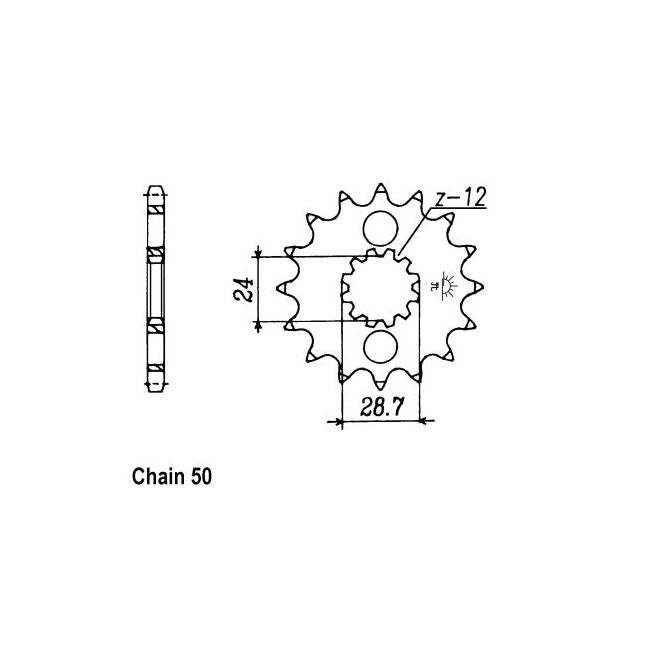 JT Sprockets JT Front Sprocket 517.18 – Kawasaki: 2000–2005 ZX-12R Ninja…