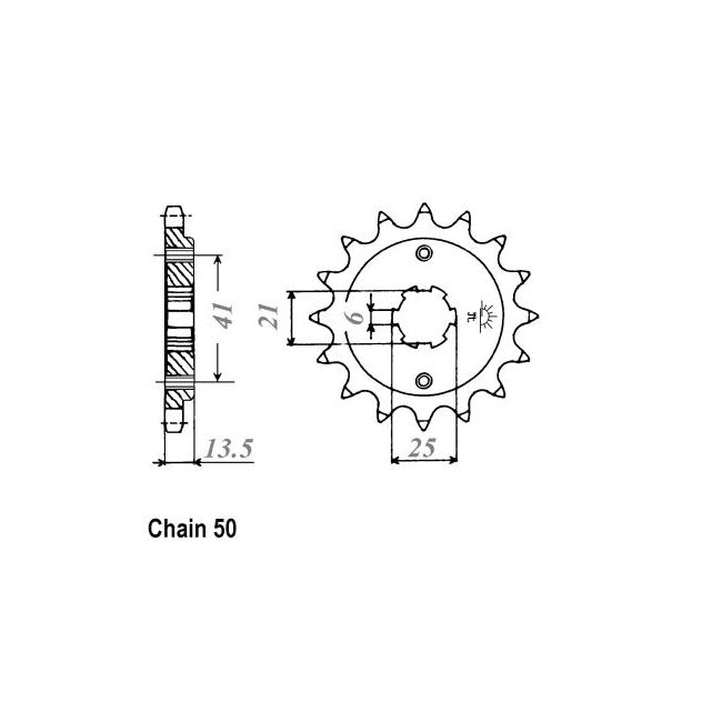 JT Sprockets JT Front Sprocket 286.15 – Honda: All CBR400R; All VF 500 C-V30…