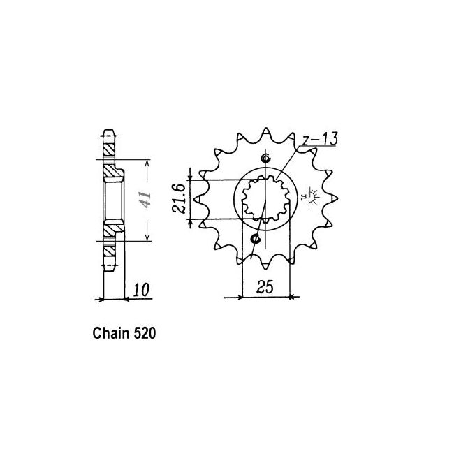 JT Sprockets JT Front Sprocket 308.14 – Honda: 2005–2008 FMX650; 2001 FX 650…