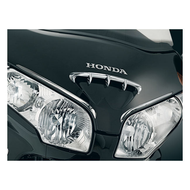 Kuryakyn Fairing Scoop Trim Chrome – Honda: 2001–2010 GL1800 Gold Wing