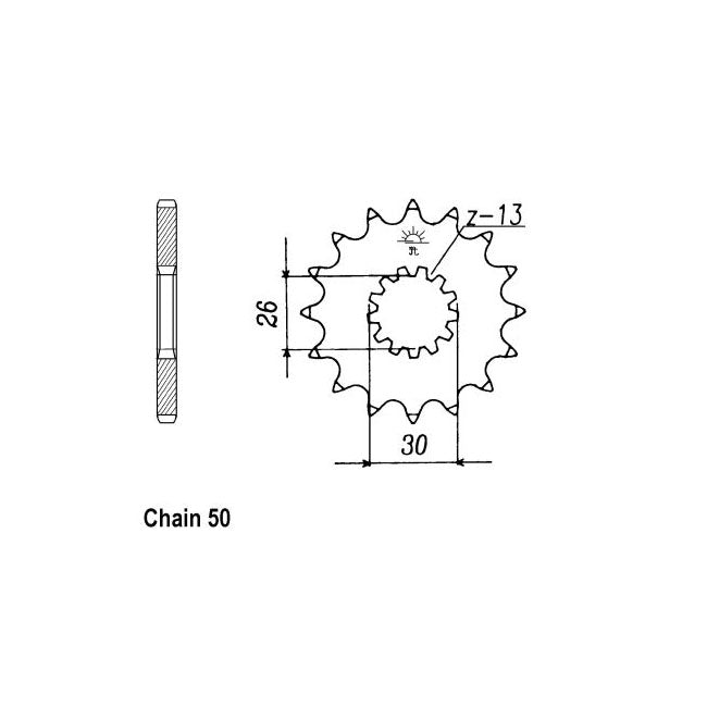 JT Sprockets JT Front Sprocket 1180.19 – Triumph: 2011–2016 1050 Sprint GT / SE…