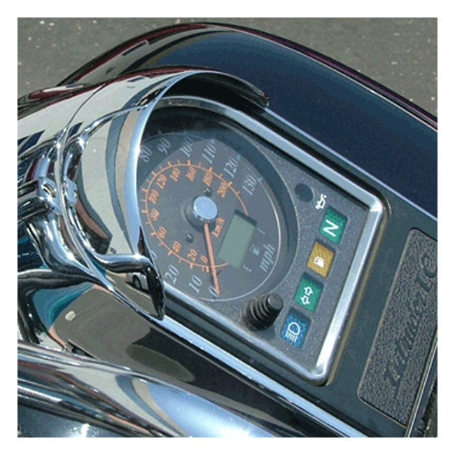 National Cycle Cast Speedometer Visor Chrome – Kawasaki: 2019–2022 Vn900b Vulcan…