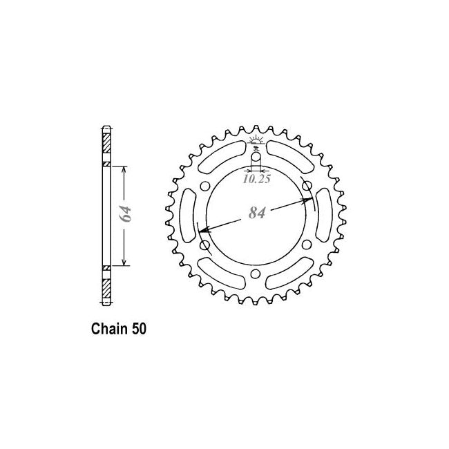 JT Sprockets JT Rear Sprocket 814.41 – Suzuki: All GS450LT;LX;LZ