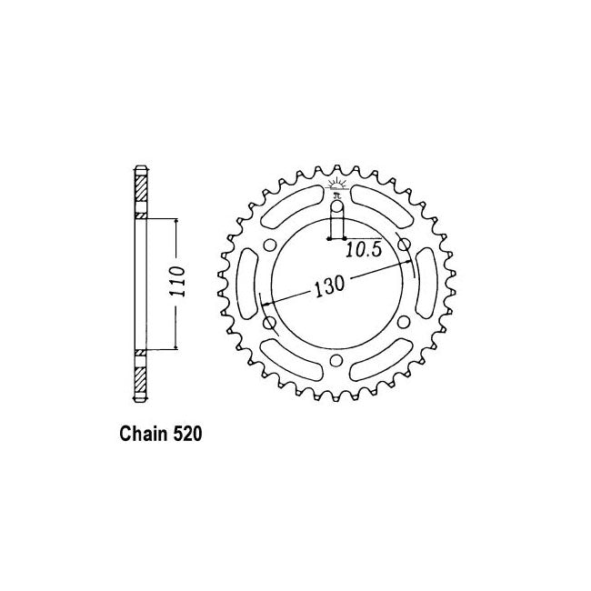 JT Sprockets JT Rear Sprocket 486.41 – Kawasaki: 2020 EX 400 Ninja (SE) (ABS)…