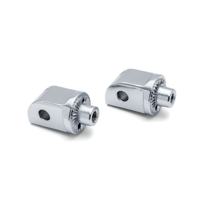 Kuryakyn Footpeg Adapter Splined Chrome – Kawasaki: Rear OEM Peg Mounts: ''87-''99…