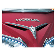 Kuryakyn Eybrow Accents for Upper Fairing Vent Chrome – Honda: 2012–2017 GL1800 Gold Wing &…