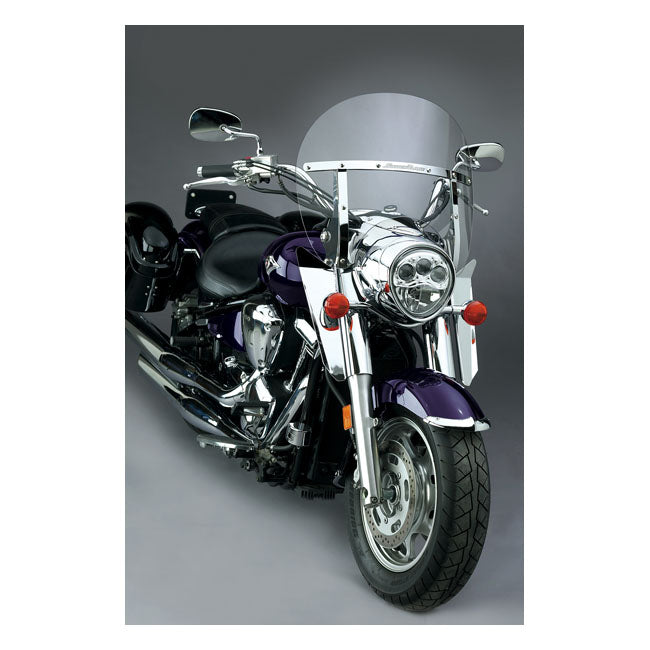 National Cycle NC SwitchBlade® Quick Release Windshield Chopped™ Clear – Kawasaki: 2004–2009 VN00