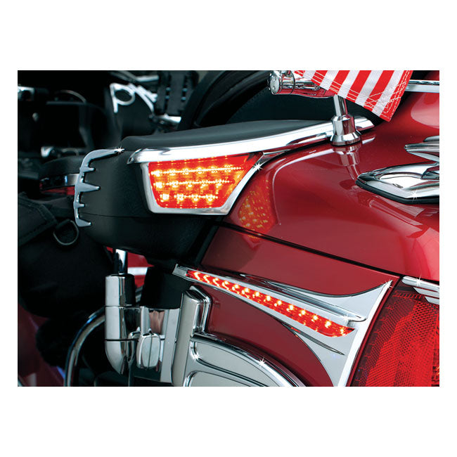 Kuryakyn LED Passenger Armrest Trim – Honda: 2006–2017 GL1800 Gold Wing (Excl…