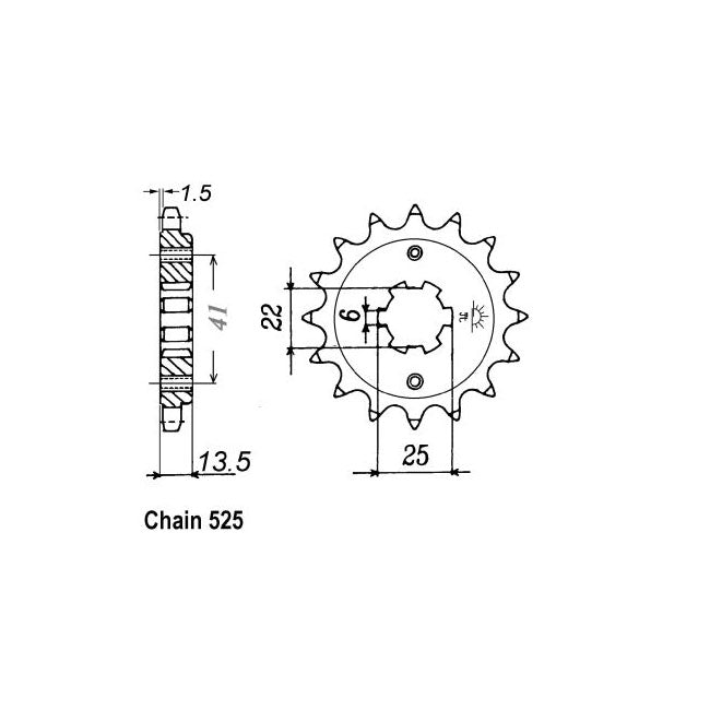 JT Sprockets JT Front Sprocket 293.15 – Honda: 1987–1988 XL600VH;VJ Transalp
