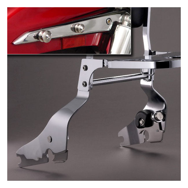 National Cycle Paladin® Quickset Mount Kit, Chrome – Honda: 2007 Vtx1800r/S (Specs 1; 2; and…