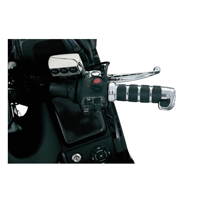 Kuryakyn ISO-grips Chrome – Honda Gold Wing: GL1800 with OEM Heated…