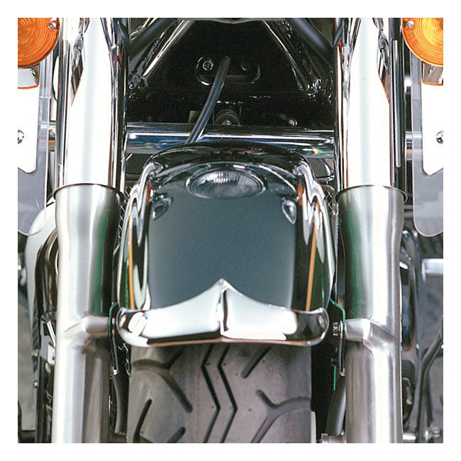 National Cycle NC Cast Front Fender Tip Chrome – Kawasaki: 2005–2008 VN1600 Vulcan Nomad…