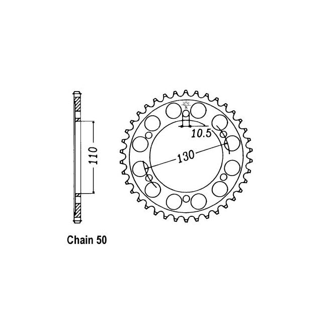 JT Sprockets JT Rear Sprocket 479.44 – Yamaha: 2001–2005 FZS 1000 Fazer