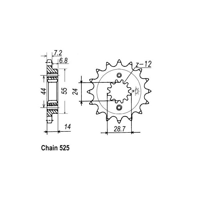 JT Sprockets JT Front Sprocket 314.16 – Honda: 1990–1992 XRV750 Africa Twin…