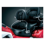 Kuryakyn ''Revolution'' Driver Backrest, Black and Chrome – 2012–2017 Honda Gold Wing GL1800 Models
