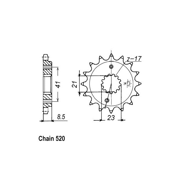 JT Sprockets JT Front Sprocket 1322.15 – Honda: 1996–2002 XR400RT;RV;RW;RX;RY…