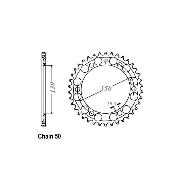 JT Sprockets JT Rear Sprocket 859.39 – Yamaha: 1991–1996 FJ1200 ; 2002–2003 XJR…