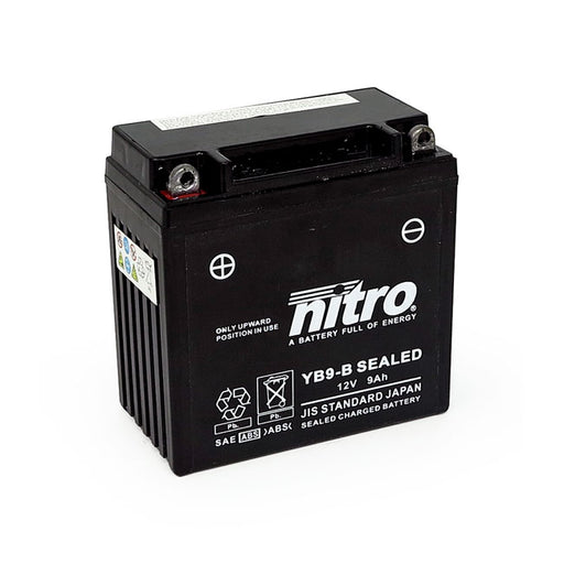 Nitro Sealed YB9-B AGM Battery – 1982–1988 Honda CB125TD; 1998–2007…