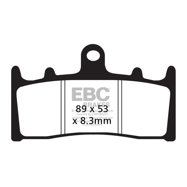 EBC Organic Brake Pads – Front: Kawasaki: 1999–2002 GPZ 900 R ZX…