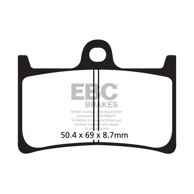 EBC Organic Brake Pads – Front: Yamaha: 2002–2006 BT 1100…