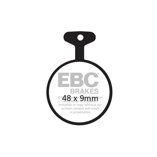 EBC Organic Brake Pads – Front: Yamaha: 1976–1977 RD 400 C/D…