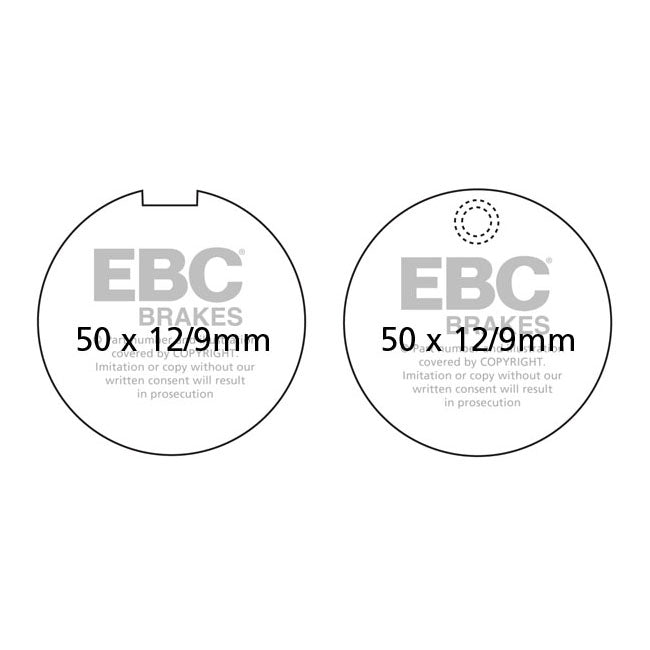 EBC Organic Brake Pads – Front: Kawasaki: 1973–1975 H1 500cc…