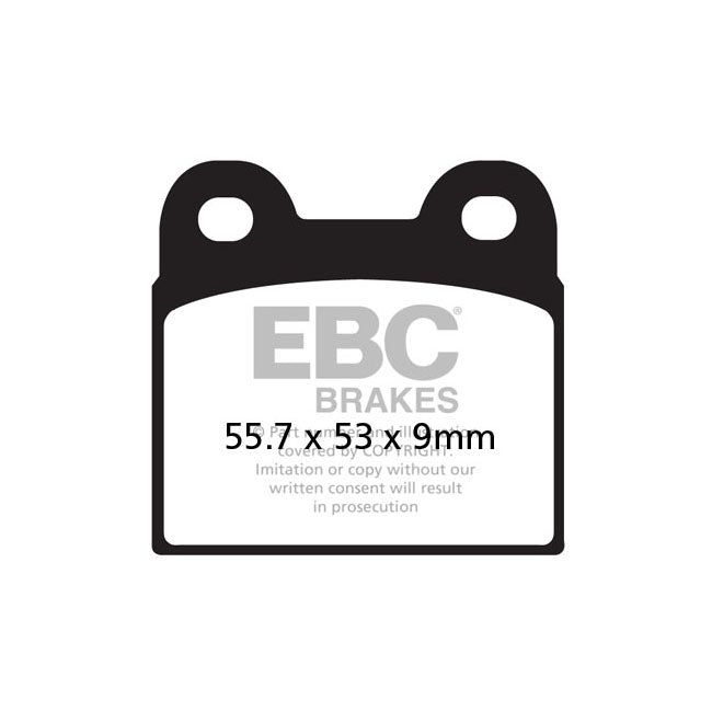 EBC Organic Brake Pads – Front: BMW : 1980–1985 R45 T; 1978–1985…