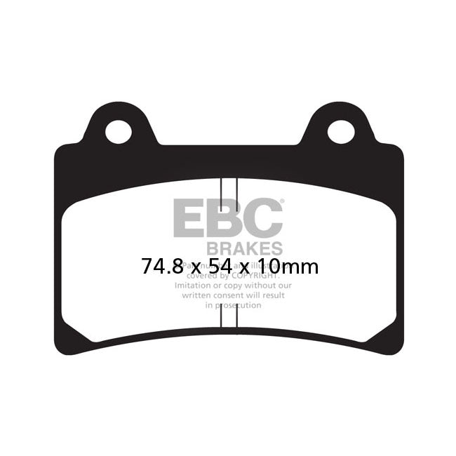 EBC V-pad Semi Sintered Brake Pads – Front: Yamaha: 1991–1995 TDM 850…