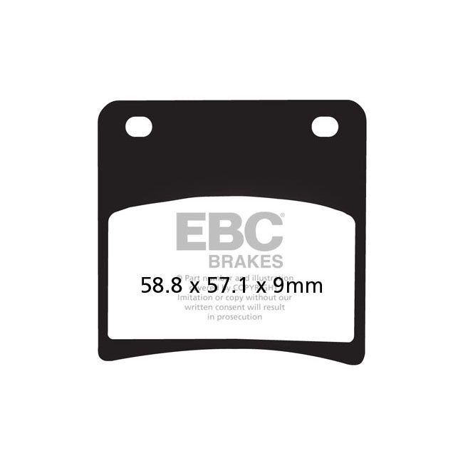 EBC V-pad Semi Sintered Brake Pads – Front: Suzuki: 1989–1997 GSX 750 GR78A…