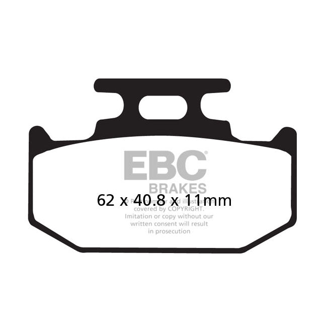 EBC Carbon X / TT Series Brake Pads – Rear: Yamaha: 1994–1995 TT 600 E (4GV2)