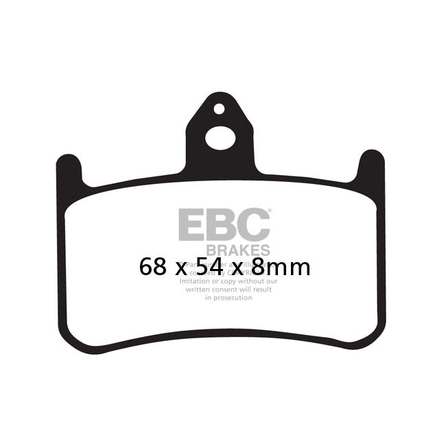 EBC Double-H Sintered Brake Pads – Front: Honda: 1993–1997 CB 1000 F…