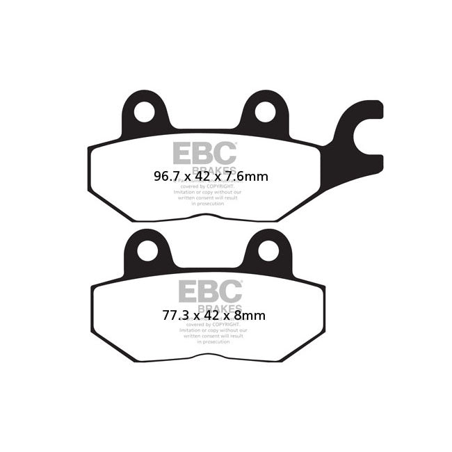 EBC Double-H Sintered Brake Pads – Front: Triumph: 93 Sprint All Carb…