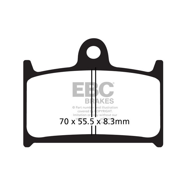 EBC Double-H Sintered Brake Pads – Front: Triumph: 92 Daytona 1000 (4 Cyl)…