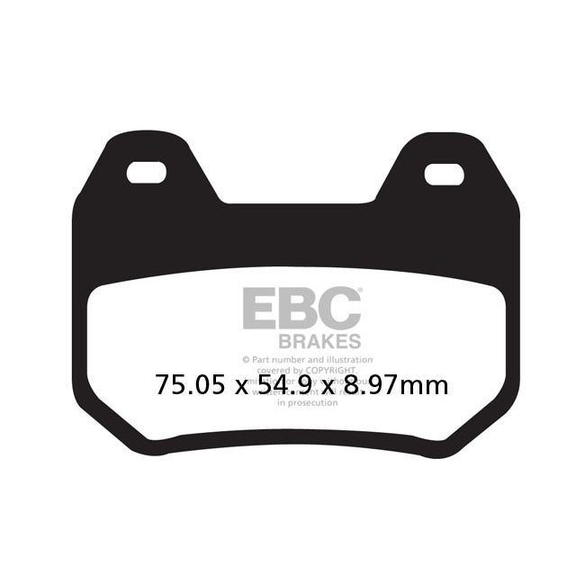 EBC Organic Brake Pads – Rear: BMW : 1998–2000 K1200 LT 1997-Oct.…