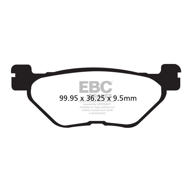 EBC Organic Brake Pads – Rear: Yamaha: 2001–2004 FJR 1300 5JW…