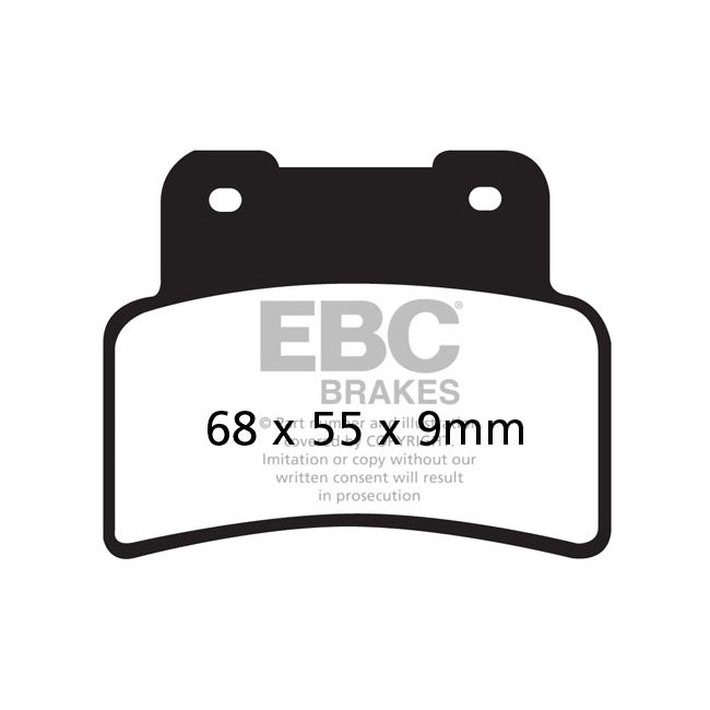 EBC Organic Brake Pads – Front: Aprilia: 2008–2016 Dorsodura 750…