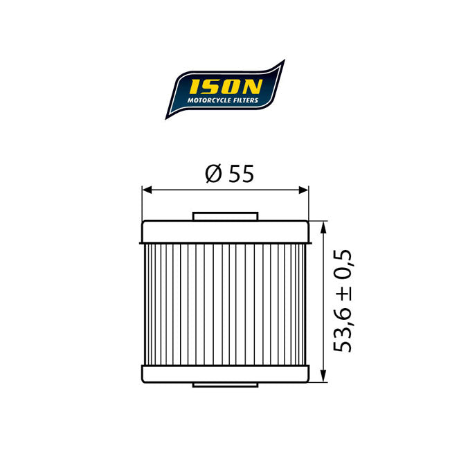 ISON 123 Oil Filter – Kawasaki: 1987–2014 KLR 650 KL650 650cc…