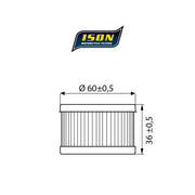 ISON 137 Oil Filter – Suzuki: 1981–1983 DR 500 500cc; 1984 DR…