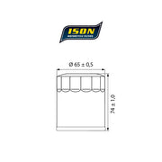 ISON 156 Oil Filter – KTM: 1999 EGS 400 Enduro 400cc; 1997 620…