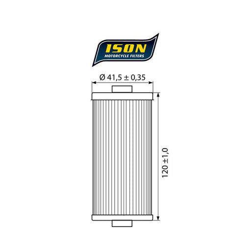 ISON 161 Oil Filter – BMW: 1978–1985 R 45 450cc; 1978–1985 R…