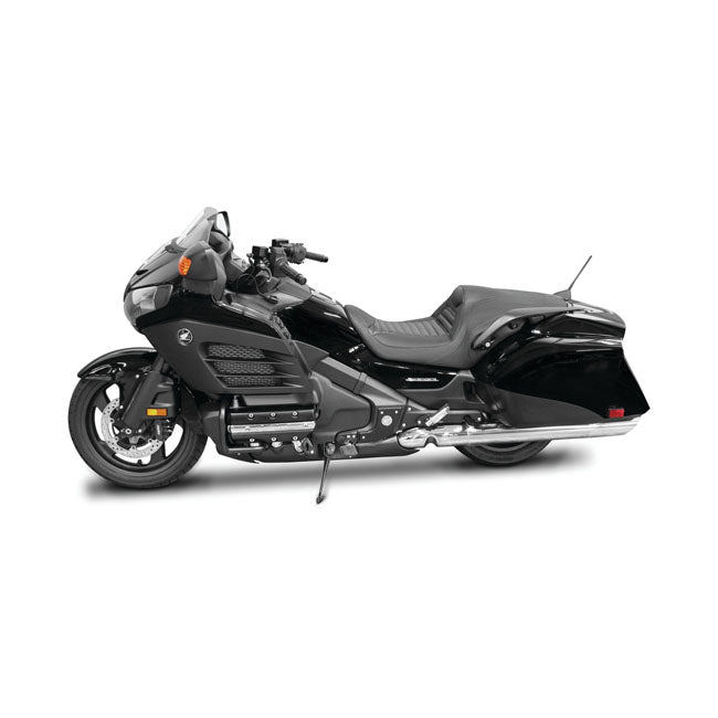 Mustang Deluxe Tripper Fastback Seat Tuck-n-Roll Black – 2013–2017 Honda Gold Wing F6B