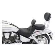 Mustang Passenger Seat Plain Black – 2005–2008 Honda VTX1800F