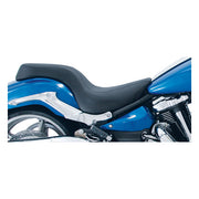 Mustang Daytripper Seat Plain Black – 2008–2017 Yamaha Raider