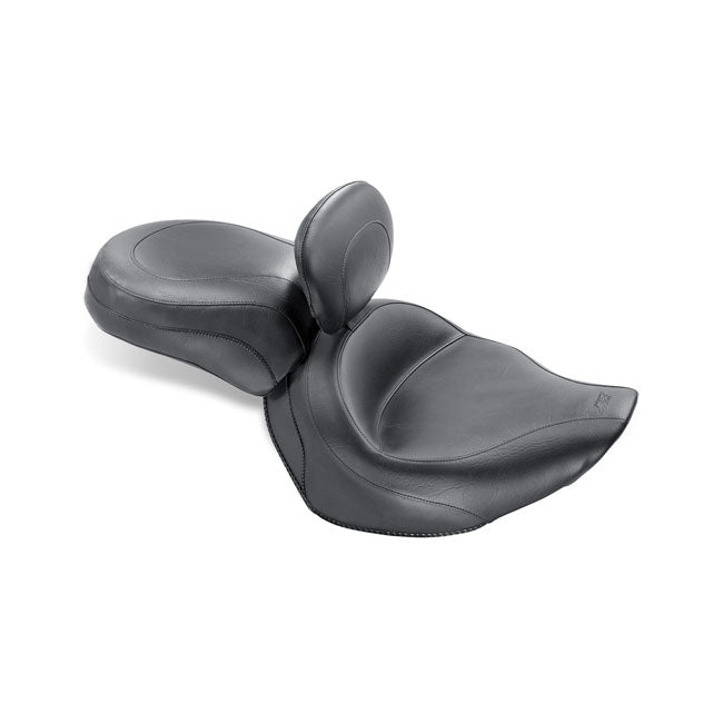 Mustang Wide Touring Vintage Solo Seat Plain Black – 2006–2010; 2012–2015 Yamaha Roadliner…