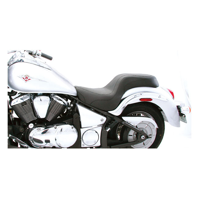 Mustang Daytripper Seat Plain Black – Kwasaki: 2006–2020 Vulcan 900 Classic…