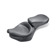 Mustang Wide Touring Vintage Seat Plain Black – Suzuki: 1987–2004 VS1400 Intruder…