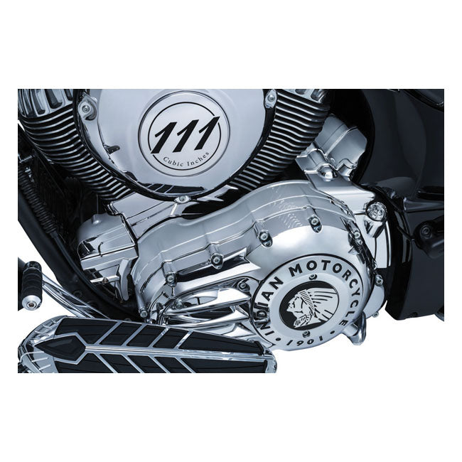 Kuryakyn Rear Oil Panel Accent. Chrome – 2014–2018 Indian