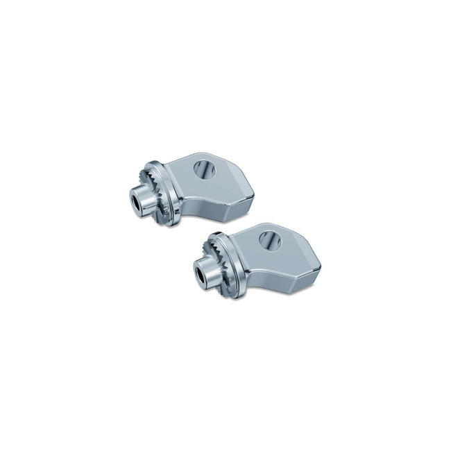 Kuryakyn Splined Peg Adapter Chrome – Front: Driver Peg Mounts: 2015–2020…